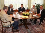 Встреча Медведева с лидерами думских фракций